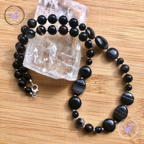 Black Sardonyx Healing Necklace